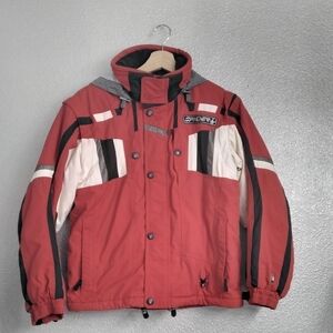 Spyder XT 2 in 1 Boy's Ski & Snowboard Jacket/Vest With Detachable Arms Size 14